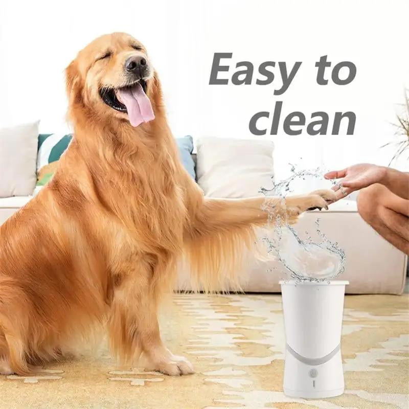 Automatic Dog Paws Cleaner Pet Foot Washer Cup Portable Paw Cleaner for Small and Medium-Sized Dogs Silicone Dog Paw Cleaner Cup Pawcleaner Pawprotector