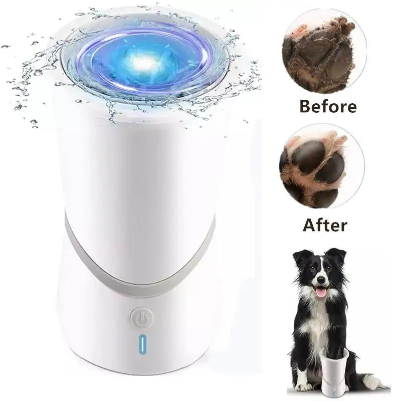 Automatic Dog Paws Cleaner Pet Foot Washer Cup Portable Paw Cleaner for Small and Medium-Sized Dogs Silicone Dog Paw Cleaner Cup Pawcleaner Pawprotector