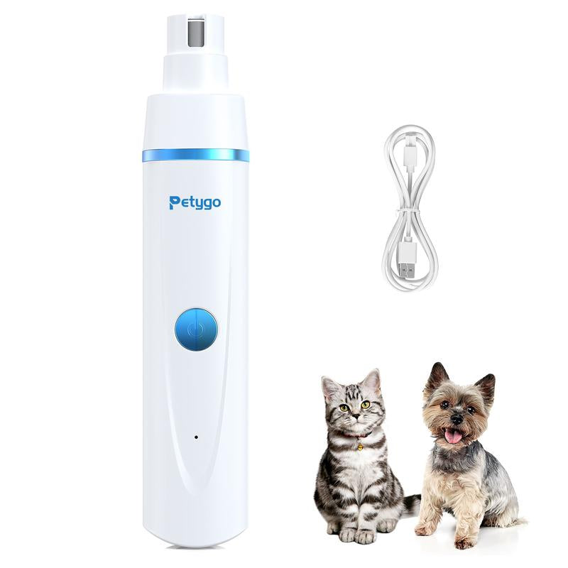 Petygo 4-In-1 Dog Grooming Kit with Nail Grinder & Dog Paw Trimmer - Customer'S Choice, Low-Noise, Rechargeable, Cordless, Electric, Quiet Hair Shave Clippers Set for Dogs, Cats, and Paw Pets - Most Loved Gift,Thanksgiving, Christmas, New Year Gifts